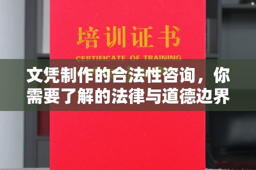 兴山文凭制作的合法性咨询，你需要了解的法律与道德边界