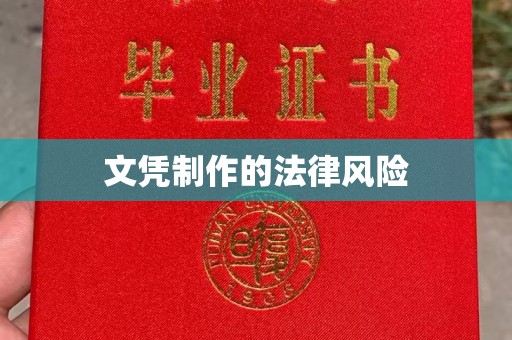 兴山文凭制作的法律风险