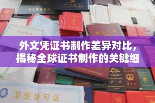 兴山外文凭证书制作差异对比，揭秘全球证书制作的关键细节