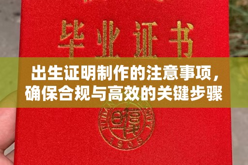 兴山出生证明制作的注意事项，确保合规与高效的关键步骤