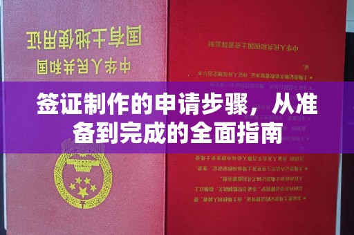 兴山签证制作的申请步骤，从准备到完成的全面指南