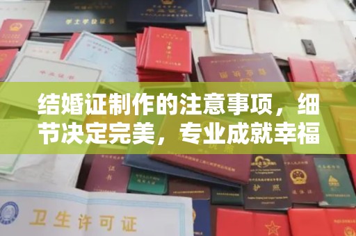 兴山结婚证制作的注意事项，细节决定完美，专业成就幸福